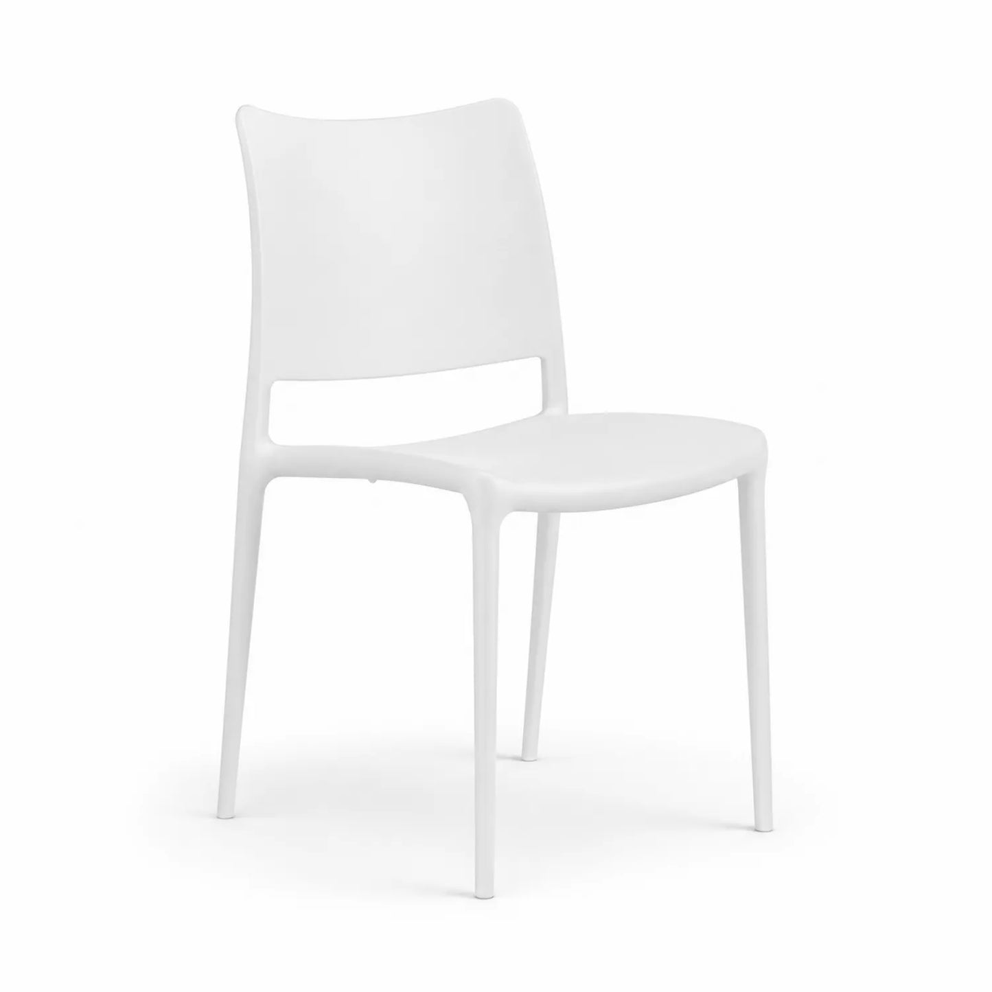 Chaise en plastique Blanc 80 cm