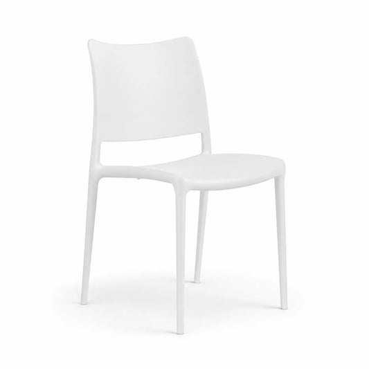 Chaise en plastique Blanc 80 cm