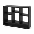 Étagère en Bois Noir 80x30x90 cm