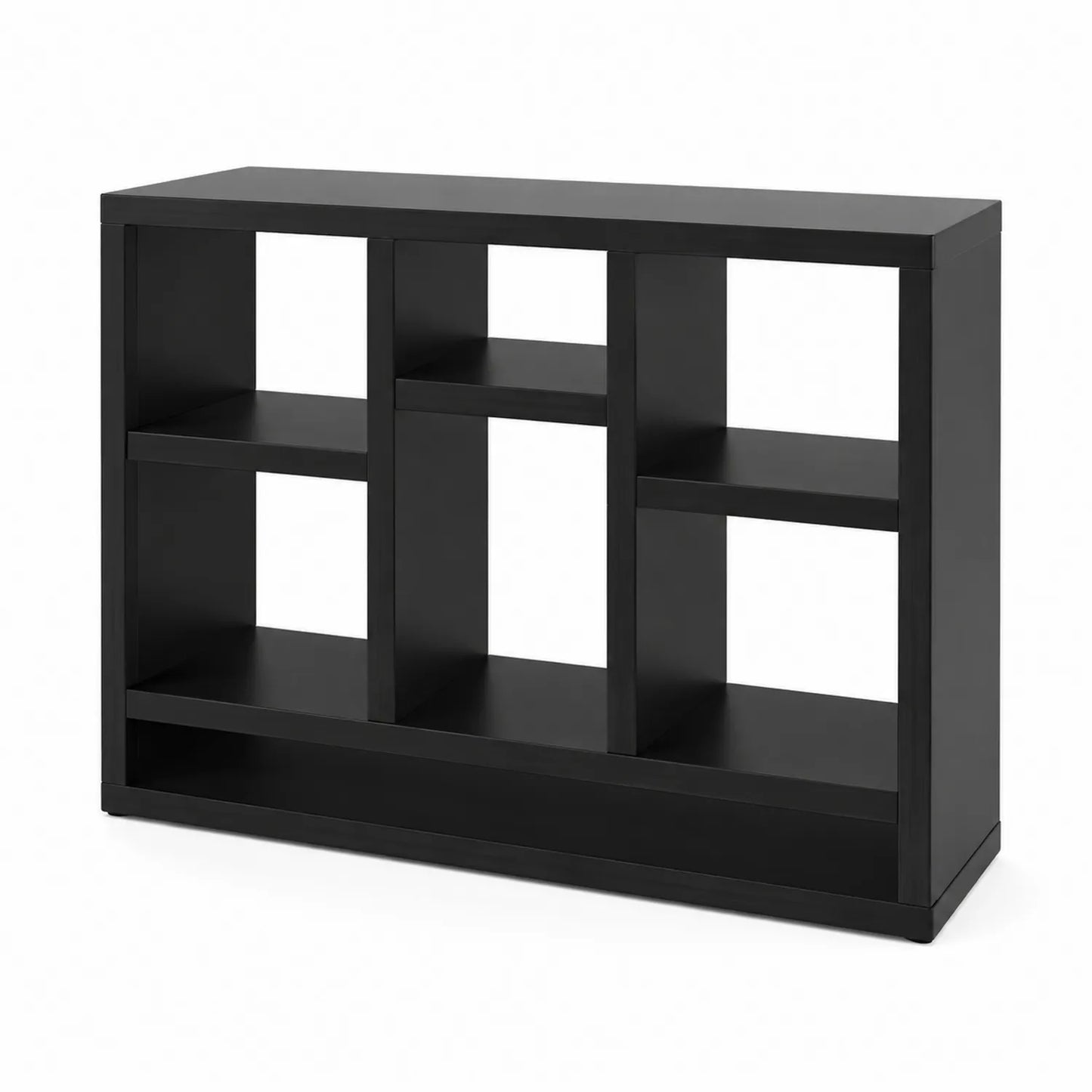 Étagère en Bois Noir 80x30x90 cm